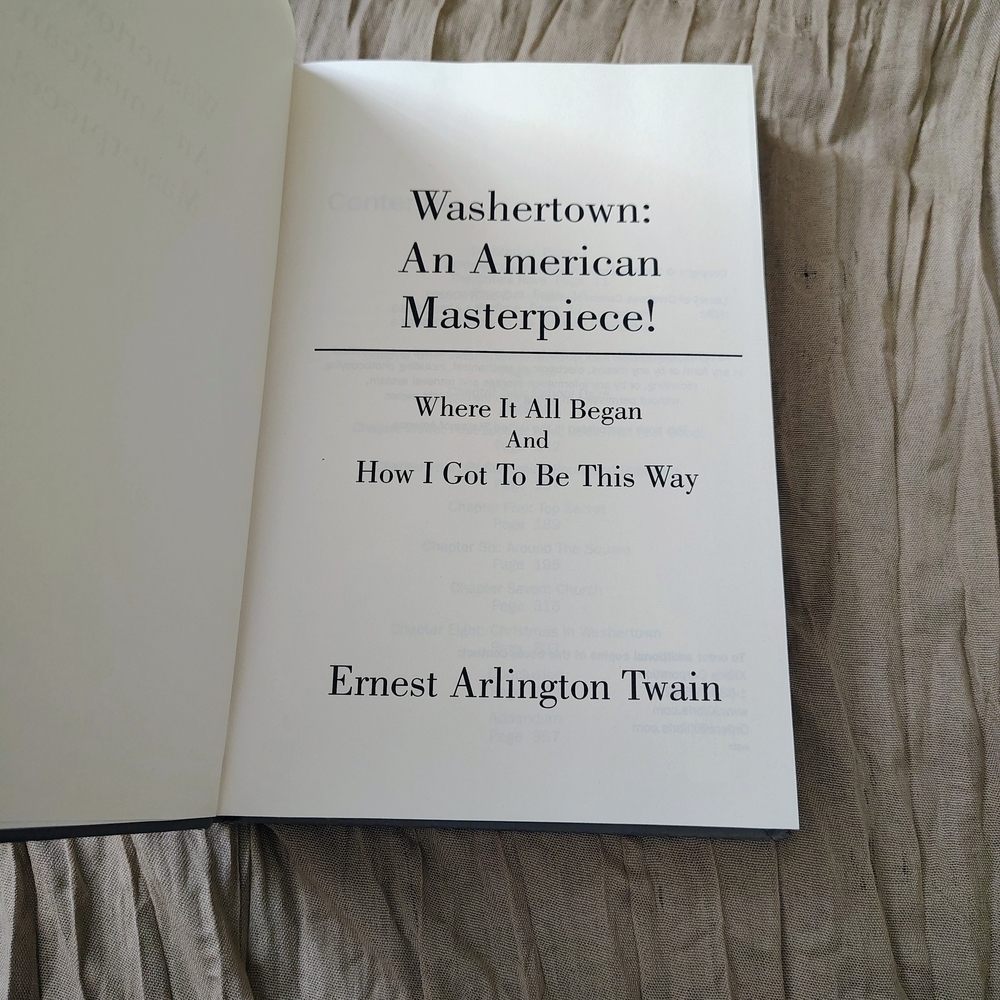 Washertown: An American Masterpiece! Hardcover Ernest Arlington Twain - Picture 9 of 10